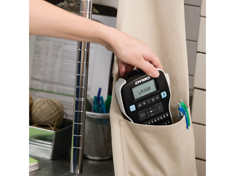 DYMO LabelManager 160 Etikettendrucker-Starterkit | mit 3 Rollen Dymo D1 Label