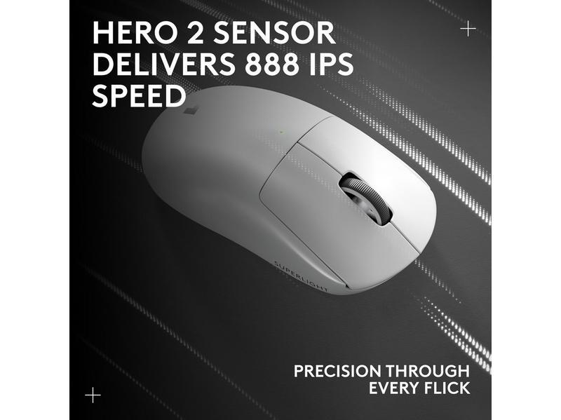 Logitech G PRO X SUPERLIGHT 2 - Gaming Maus (Weiß)