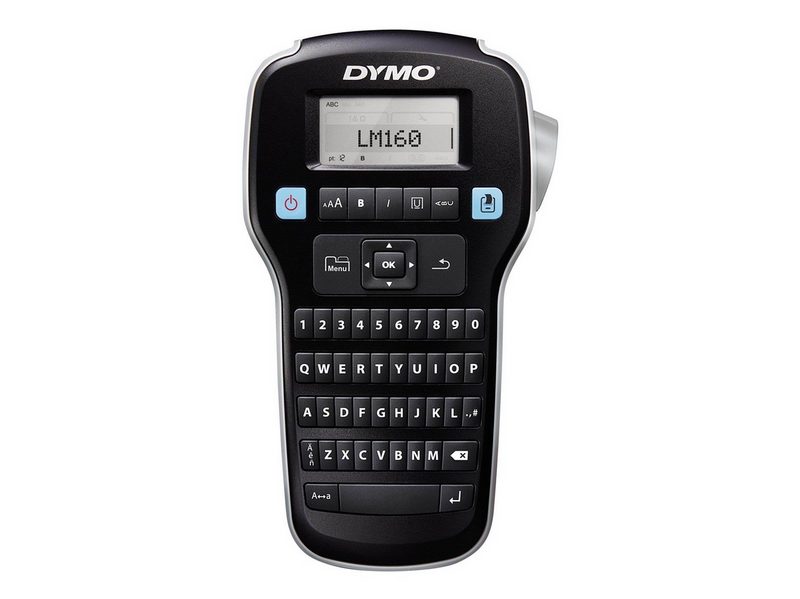 DYMO LabelManager 160 Etikettendrucker-Starterkit | mit 3 Rollen Dymo D1 Label