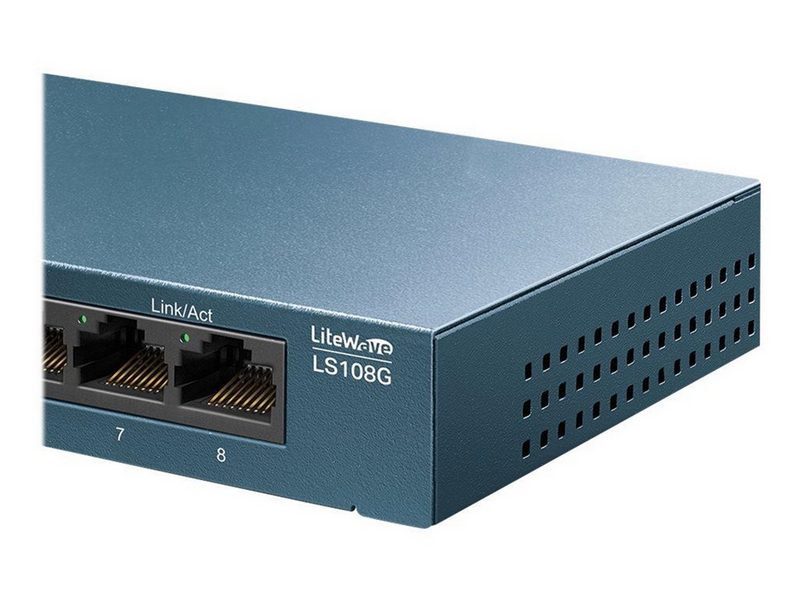 TP-Link LiteWave LS108G 8-Port 10/100/1000Mbps Desktop Network Switch
