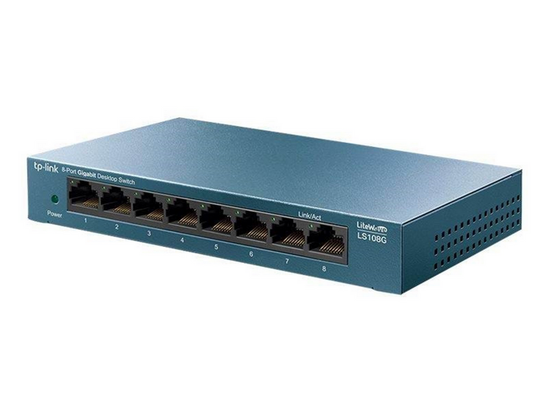 TP-Link LiteWave LS108G 8-Port 10/100/1000Mbps Desktop Network Switch