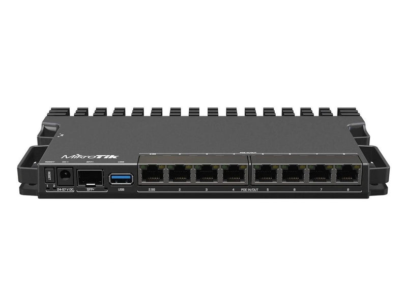 MikroTik RB5009UPR+S+IN 9-Port POE (130W) Router (7x 1G RJ45 / 1x 2.5G RJ45 /
