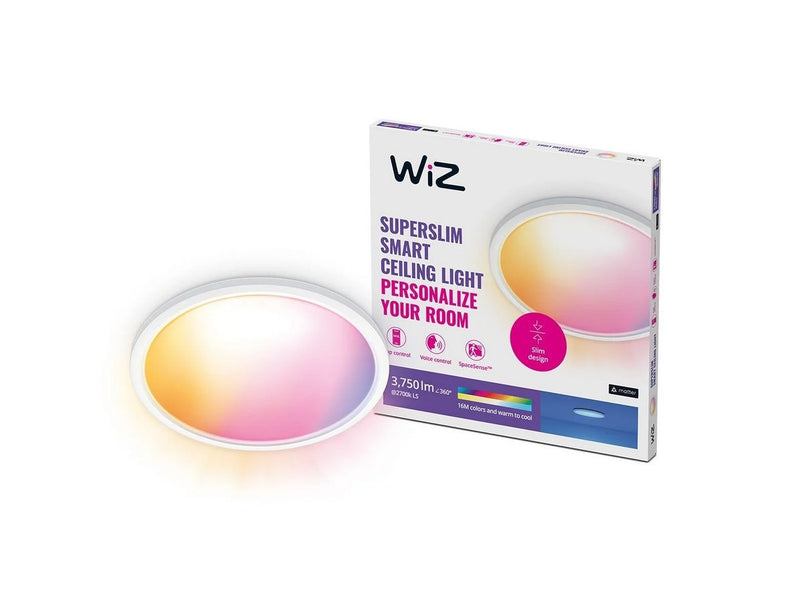 WiZ SuperSlim Deckenleuchte - 32 W - RGB - weiß