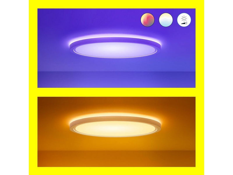 WiZ SuperSlim Deckenleuchte - 32 W - RGB - weiß