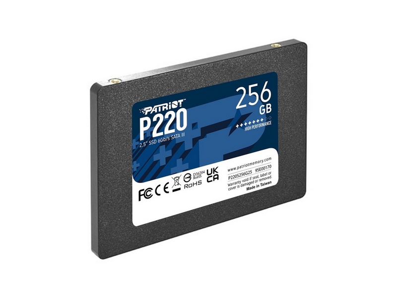 Patriot P220 SSD - 256GB - 2.5" - SATA-600