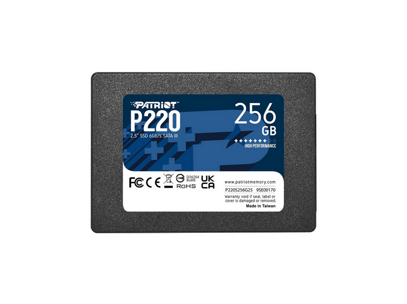 Patriot P220 SSD - 256GB - 2.5" - SATA-600