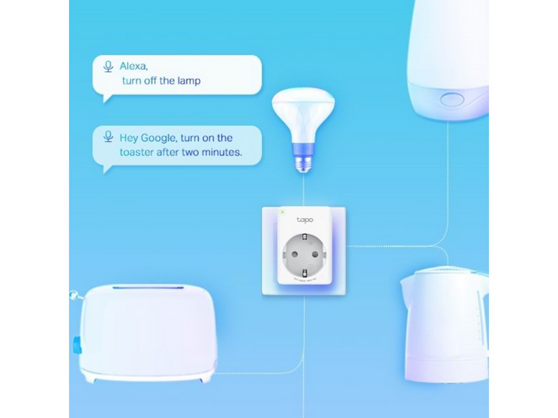 TP-Link Tapo P110 (4-Pack) Mini Smart Wi-Fi Socket Energy Monitoring