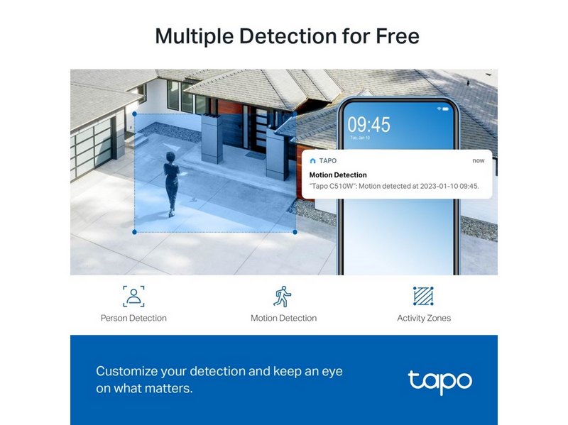TP-Link Tapo C510W Outdoor Pan/Tilt Security WiFi Camera