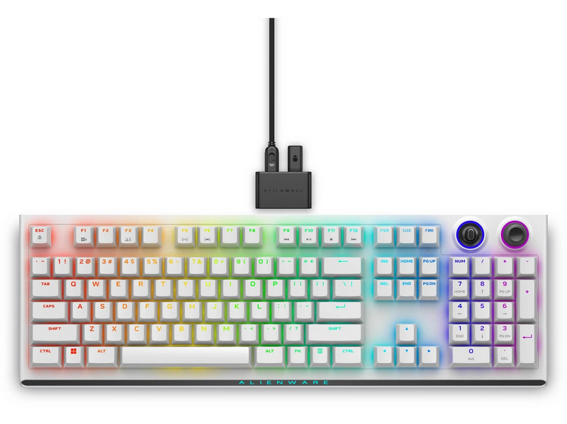 Dell Alienware Tri-Mode AW920K - Gaming Tastatur - Englisch (US) - Weiss