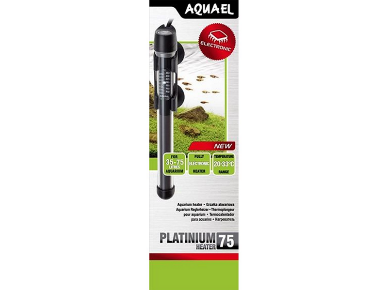 AQUAEL Platinium Aquarium Heater 75W