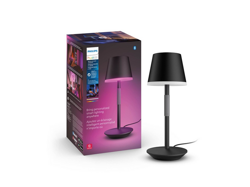 Philips Hue Go Portable Table Lamp Black