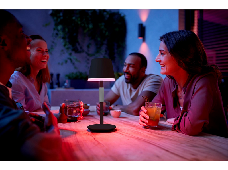 Philips Hue Go Portable Table Lamp Black