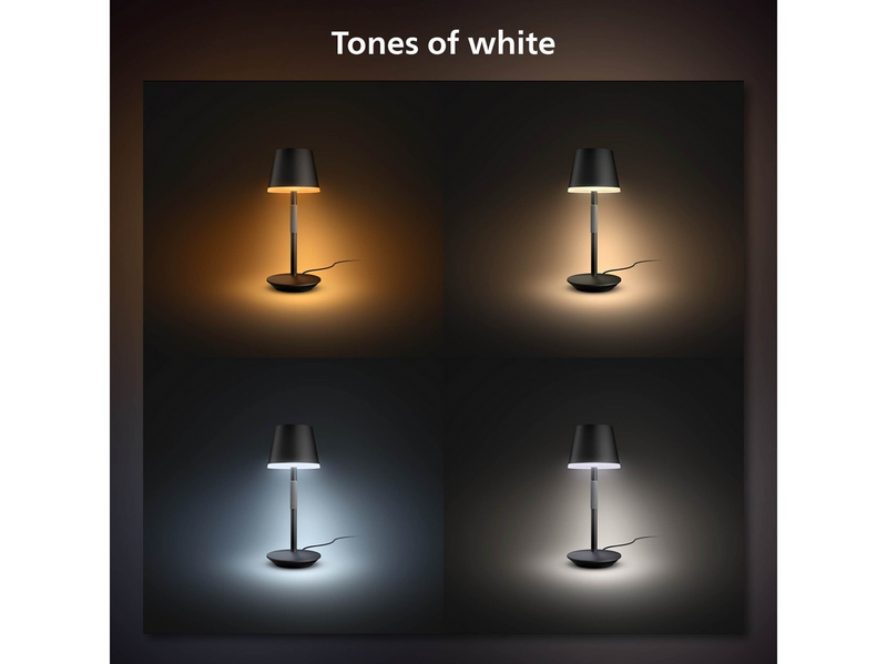 Philips Hue Go Portable Table Lamp Black