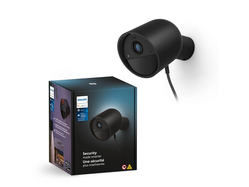 Philips Hue Secure Camera Wired | Black 1 pack