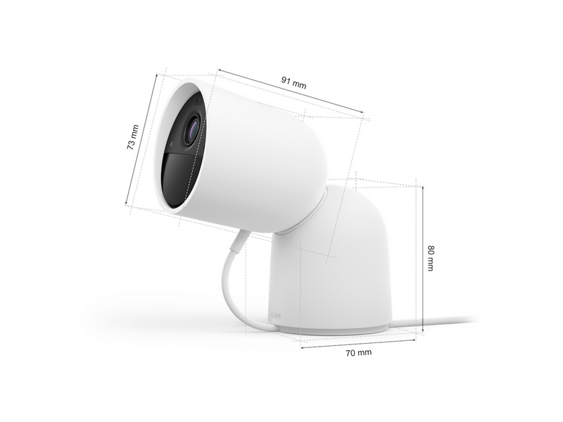 Philips Hue Secure Camera Wired Desktop White