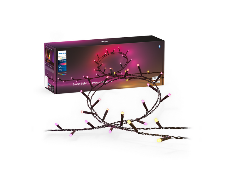 Philips Hue Festavia Outdoor String Lights (500 LEDs) — White & Color Ambiance