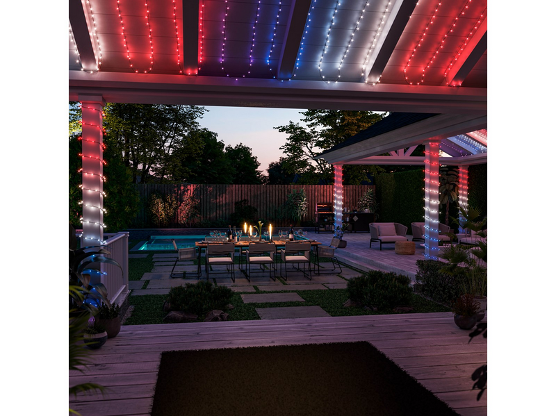 Philips Hue Festavia Outdoor String Lights (500 LEDs) — White & Color Ambiance