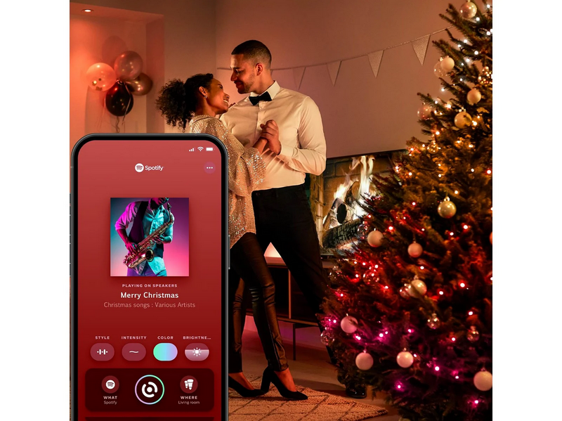 Philips Hue Festavia Outdoor String Lights (500 LEDs) — White & Color Ambiance