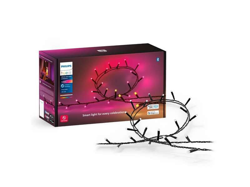 Philips Hue Festavia Outdoor String Lights (250 LEDs) — White & Color Ambiance