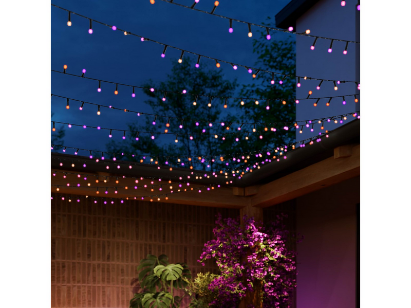 Philips Hue Festavia Outdoor String Lights (500 LEDs) — White & Color Ambiance