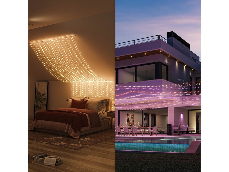 Philips Hue Festavia Outdoor String Lights (500 LEDs) — White & Color Ambiance