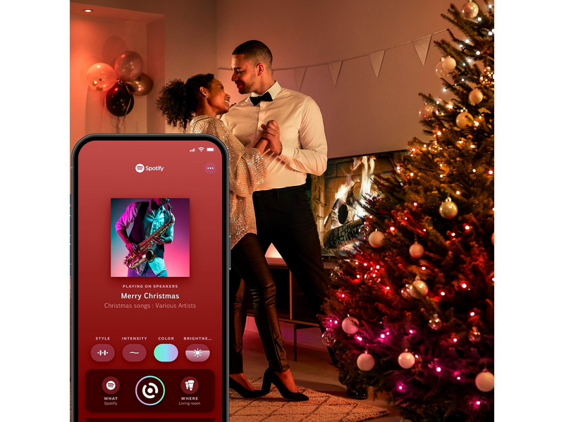 Philips Hue Festavia Outdoor String Lights (250 LEDs) — White & Color Ambiance