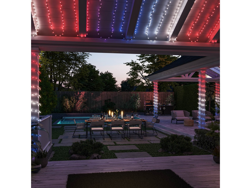 Philips Hue Festavia Outdoor String Lights (250 LEDs) — White & Color Ambiance