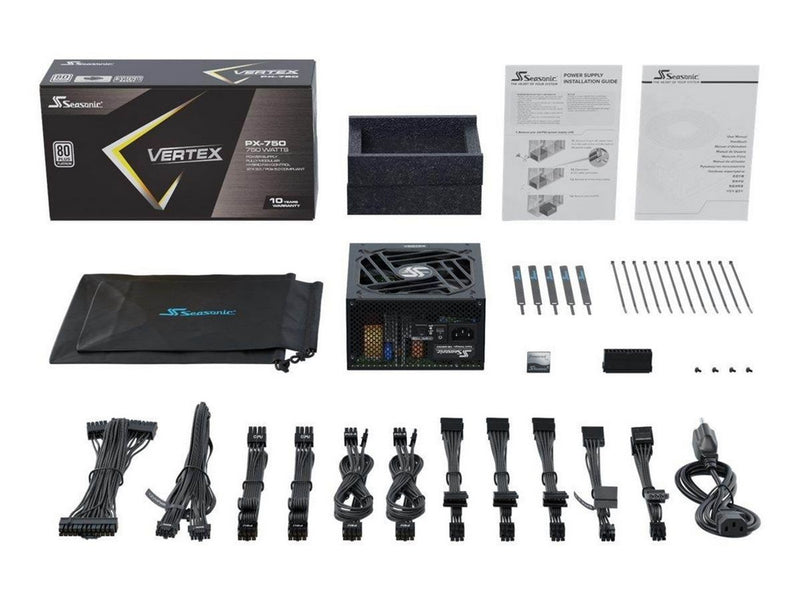 Seasonic Vertex PX 750 Netzteile - 750 Watt - 135 mm - ATX 3.1 - 80 Plus