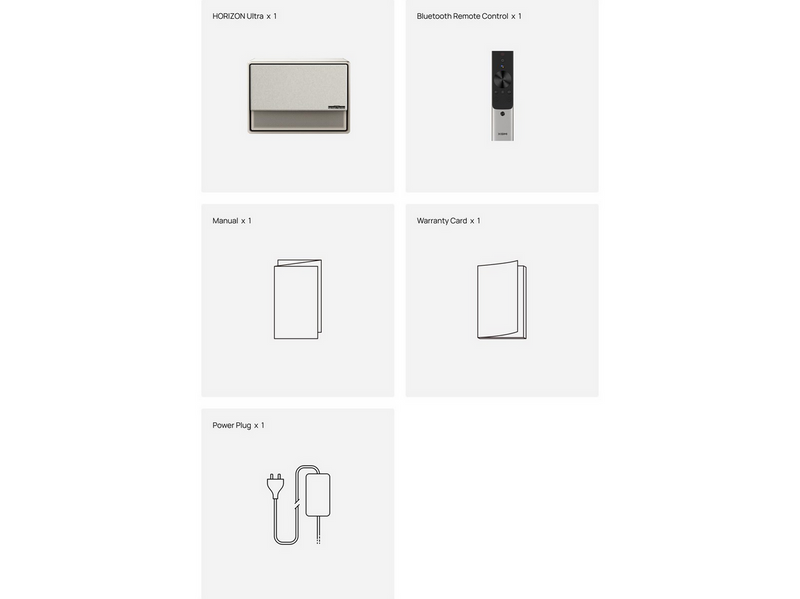 XGIMI Projektoren HORIZON Ultra - 3840 x 2160 - 2300 ANSI lumens