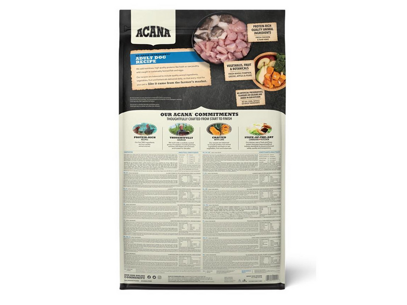Acana Adult Dog Recipe Dry Dog Food 11.4 kg