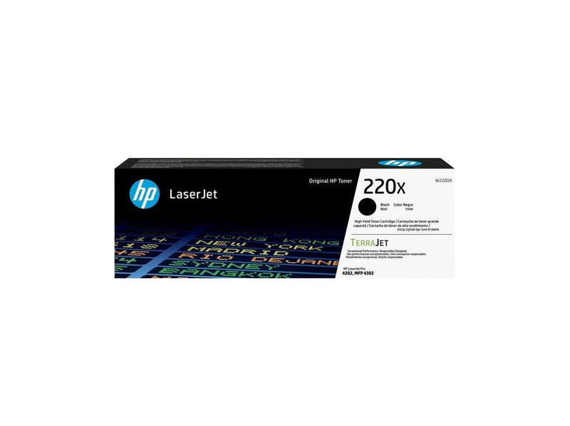 HP 220X / W2200X - High Yield - Black Toner