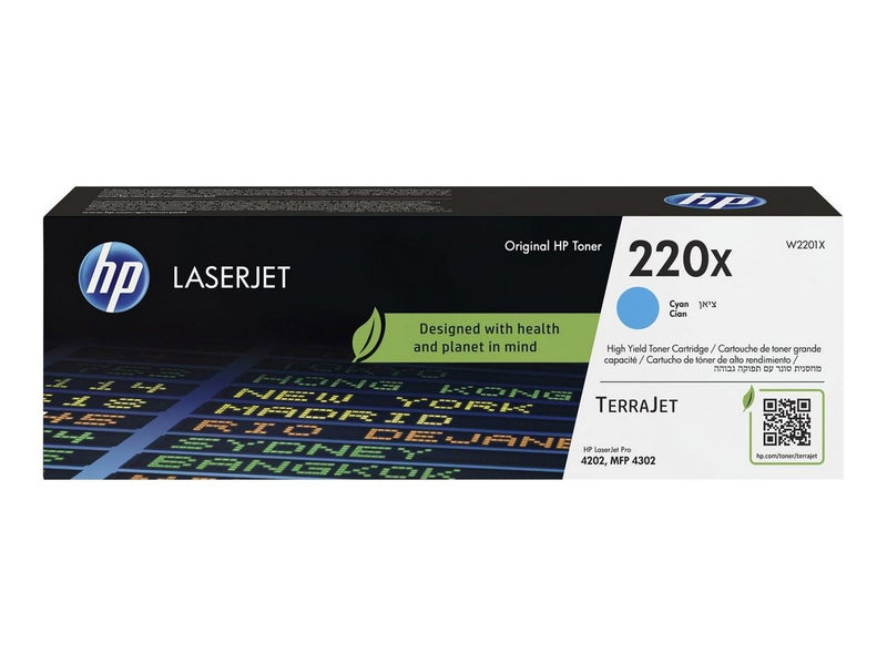 HP 220X / W2201X - High Yield - Cyan Toner