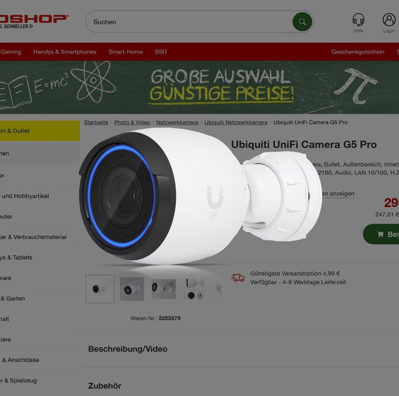 Ubiquiti UniFi Camera G5 Pro