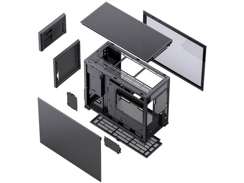 Jonsbo D31 mesh Screen - black - Gehäuse - Minitower - Schwarz