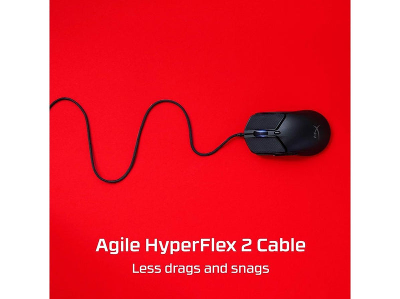 HyperX Pulsefire Haste 2 - Black - Gaming Maus (Schwarz)