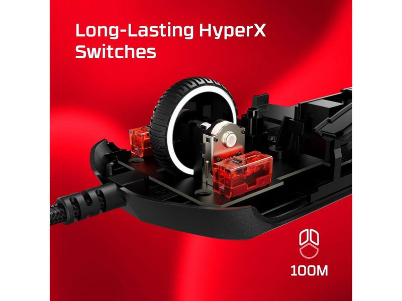 HyperX Pulsefire Haste 2 - Black - Gaming Maus (Schwarz)