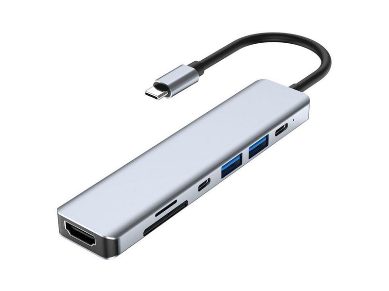 Lippa 7-in-1 87 W USB-C PD 4K HDMI Hub USB-Hubs - 7