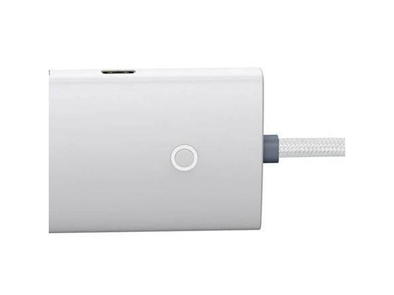 Baseus Hub 4in1 Lite Series USB-C to 4x USB 3.0 + USB-C 2m (White) USB-Hubs -