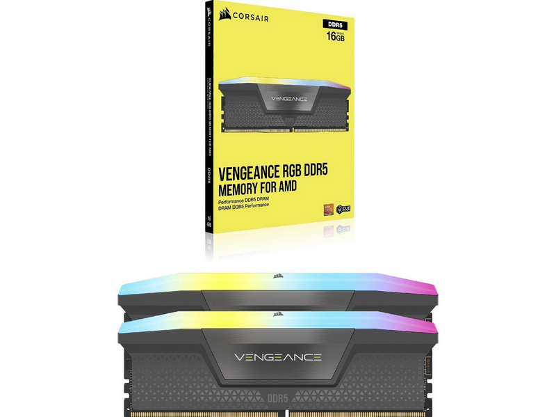 Corsair Vengeance RGB DDR5-5600 - 32GB - CL40 - Dual Channel (2 pcs) - AMD EXPO