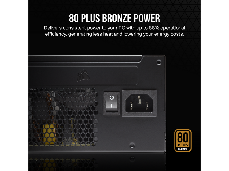 Corsair CX550 Netzteile - 550 Watt - 120 mm - ATX 2.4 - 80 Plus Bronze