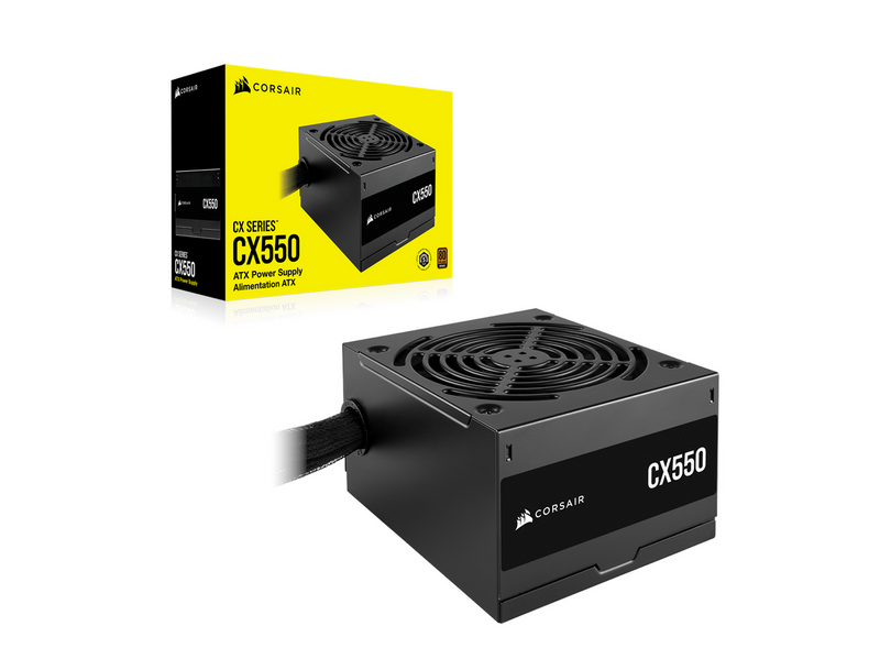 Corsair CX550 Netzteile - 550 Watt - 120 mm - ATX 2.4 - 80 Plus Bronze
