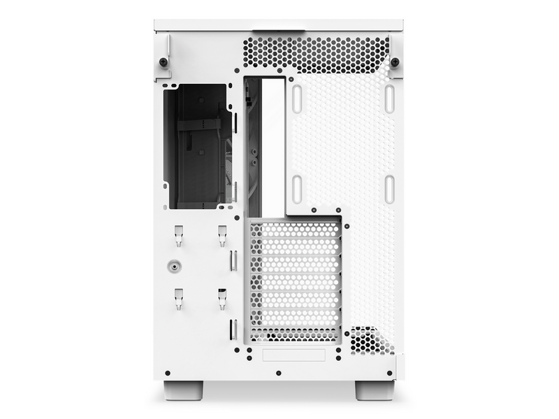 NZXT H6 Flow Compact Dual Chamber with RGB - Matte White - Gehäuse - Miditower