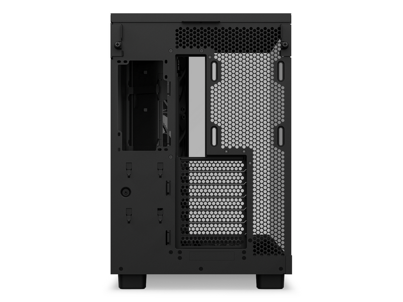 NZXT H6 Flow Compact Dual Chamber with RGB - Matte Black - Gehäuse - Miditower