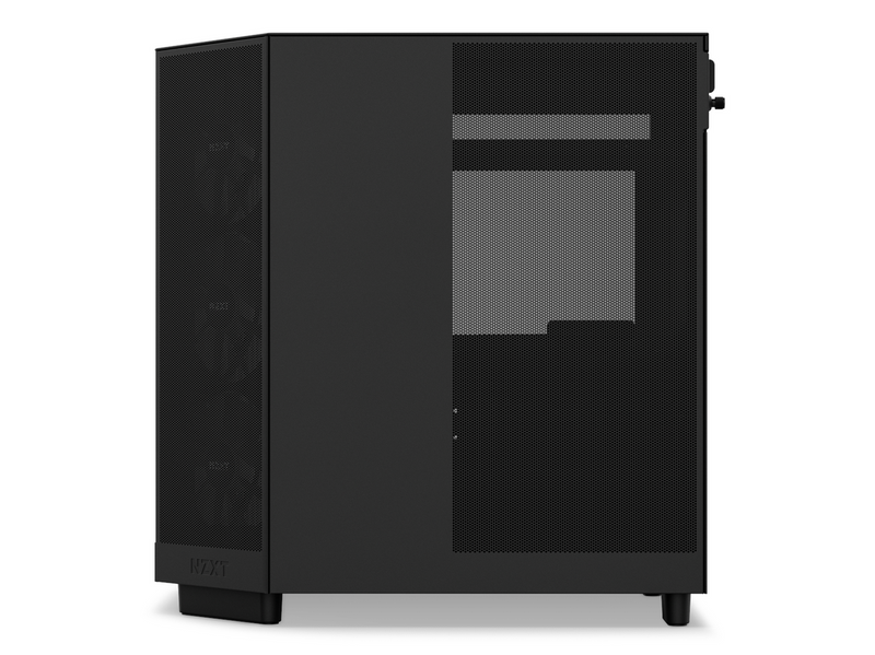NZXT H6 Flow Compact Dual Chamber with RGB - Matte Black - Gehäuse - Miditower
