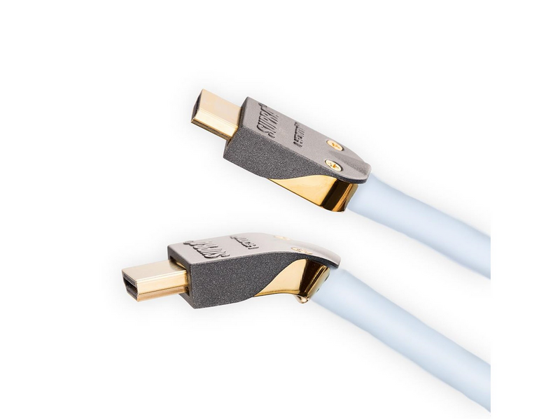 Supra HDMI 2.1 - 0.5 - Blau - 8K - Kabel mit abnehmbarem Steckergehäuse
