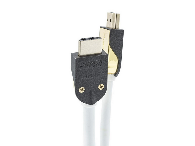 Supra HDMI 2.1 - 0.5 - Blau - 8K - Kabel mit abnehmbarem Steckergehäuse