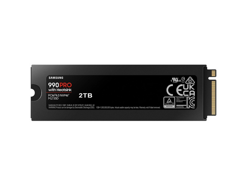 Samsung 990 Pro SSD - 4TB - Mit Kühlkörper - M.2 2280 - PCIe 4.0