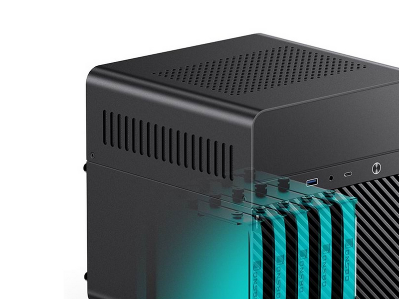 Jonsbo N2 Mini-ITX Case - Black - Gehäuse - NAS tower - Schwarz