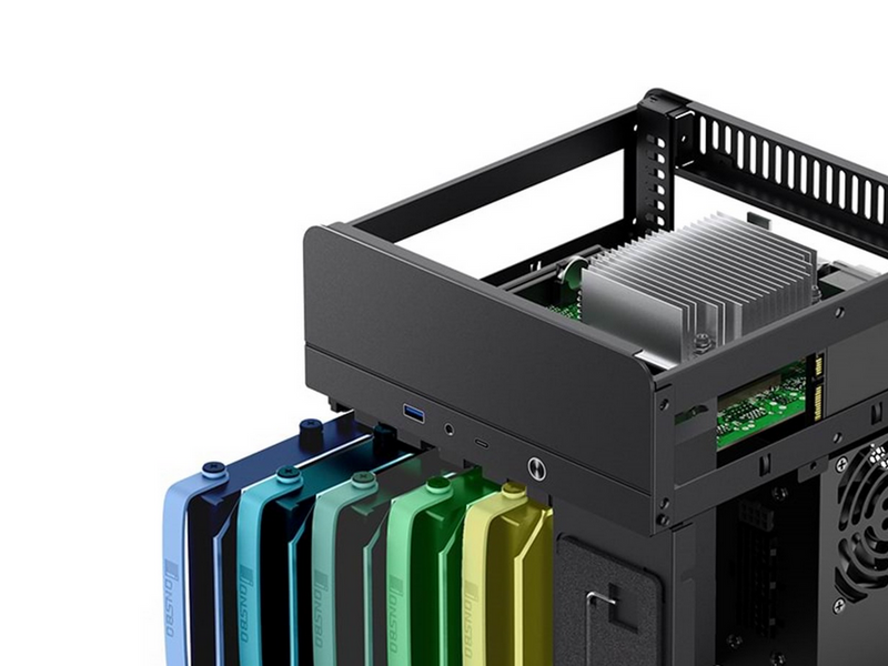 Jonsbo N2 Mini-ITX Case - Black - Gehäuse - NAS tower - Schwarz