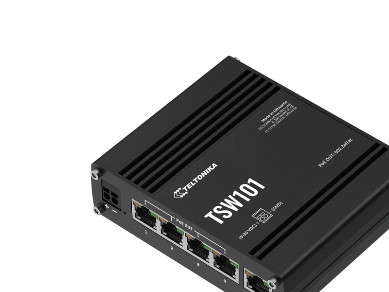 Teltonika TSW101 Automotive PoE+ Switch